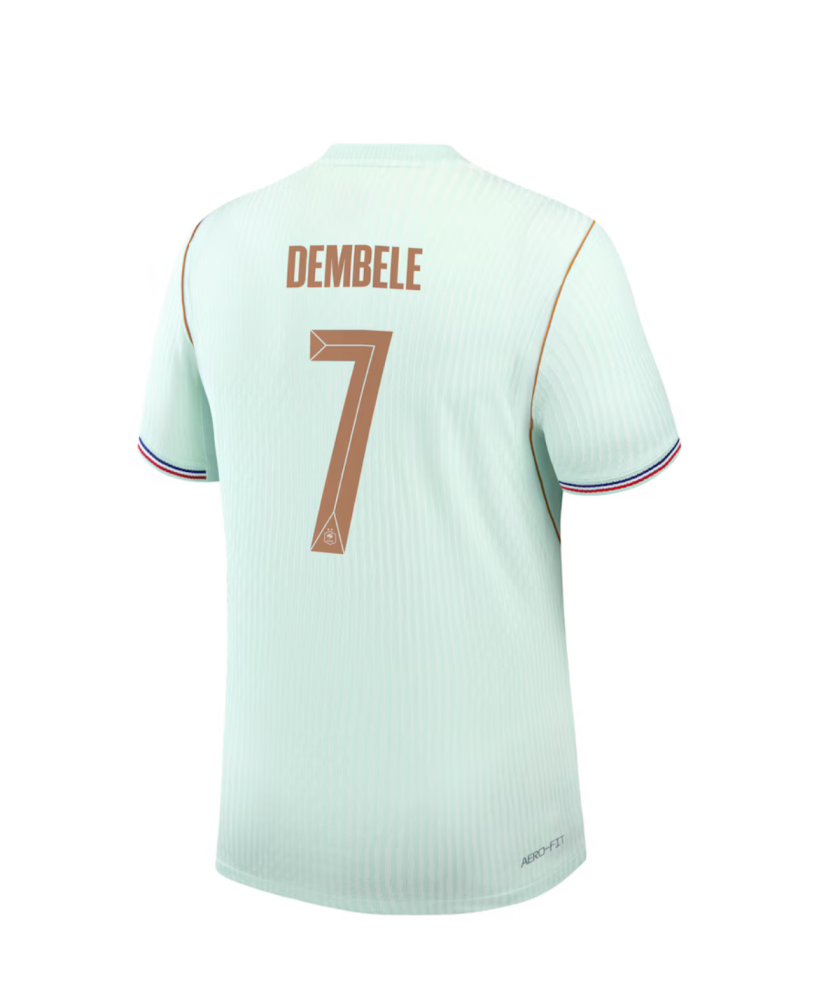 DEMBELE #7 France Authentic Football Jersey Away Shirt World Cup 2026