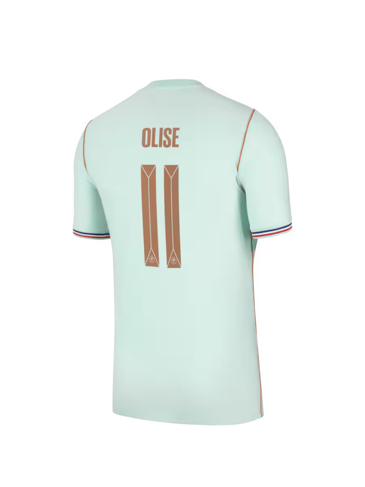 Olise #11 France Football Jersey Away Custom Shirt 2026 World Cup Edition in Light Green