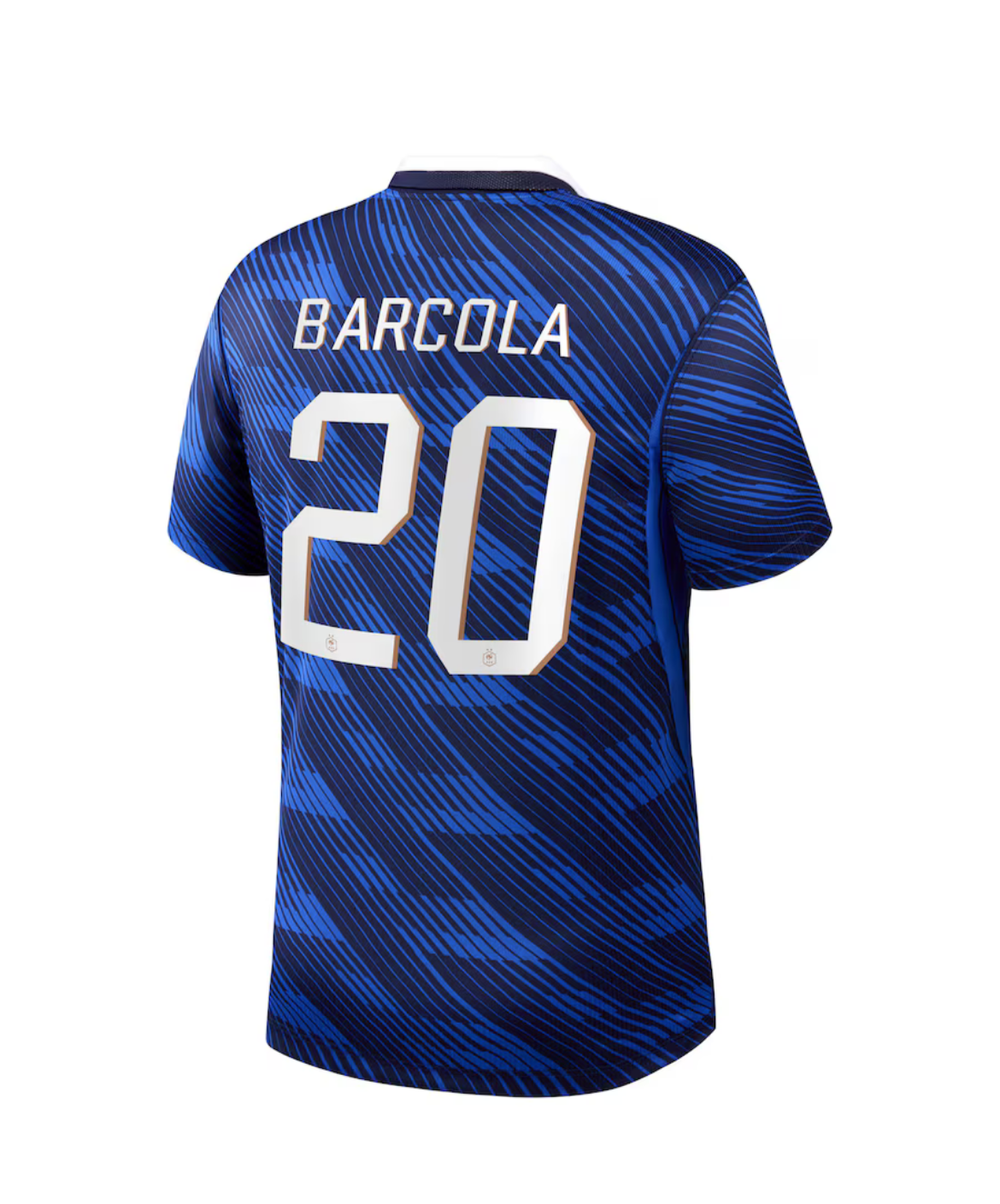 Barcola #20 France Football Jersey Home Custom Shirt 2026 World Cup Edition in Navy