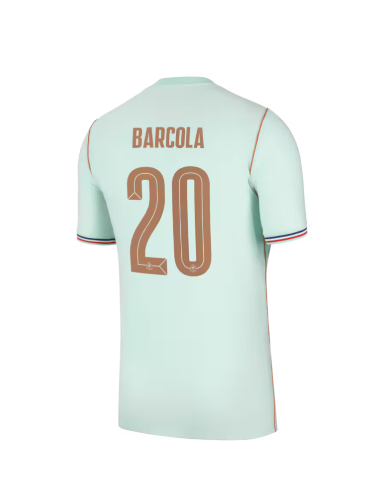 BARCOLA #20 France Football Jersey Away Custom Shirt World Cup 2026