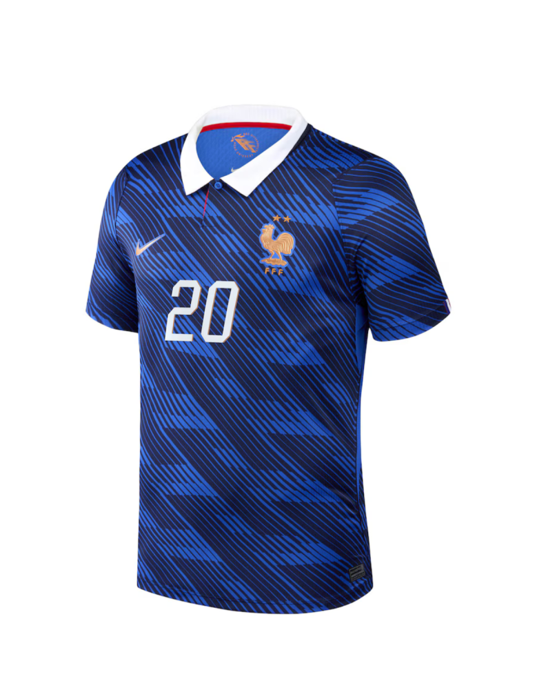 DOUE #20 France Football Jersey Home Custom Shirt World Cup 2026