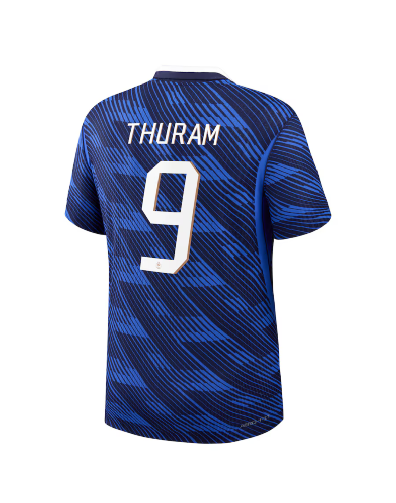 THURAM #9 France Authentic Football Jersey Home Shirt World Cup 2026