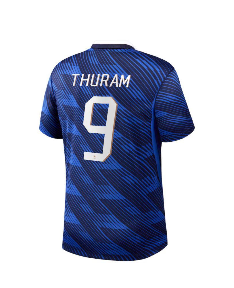 THURAM #9 France Football Jersey Home Custom Shirt World Cup 2026
