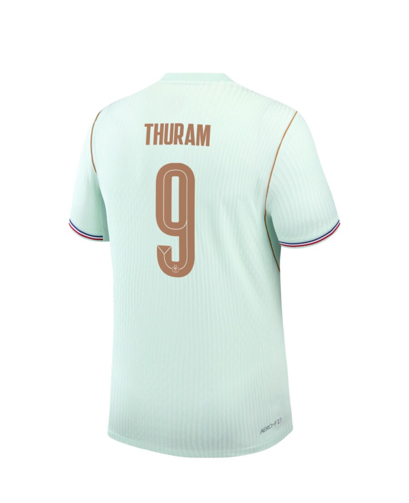 THURAM #9 France Authentic Football Jersey Away Shirt World Cup 2026