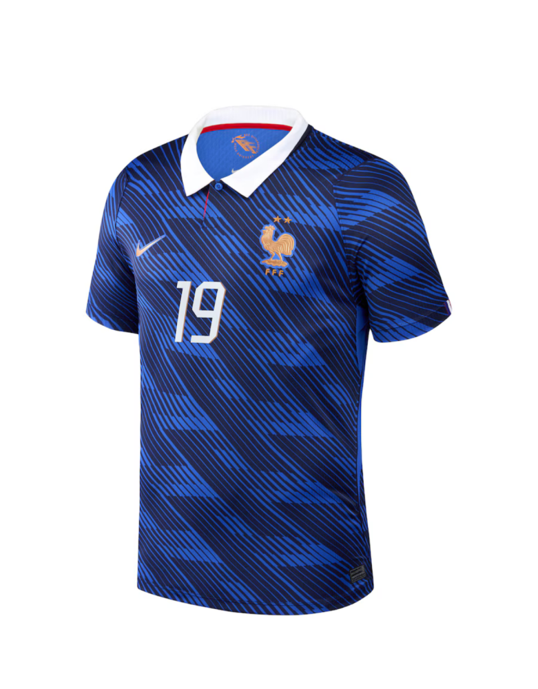 T.Hernandez #19 France Football Jersey Home Custom Shirt World Cup 2026