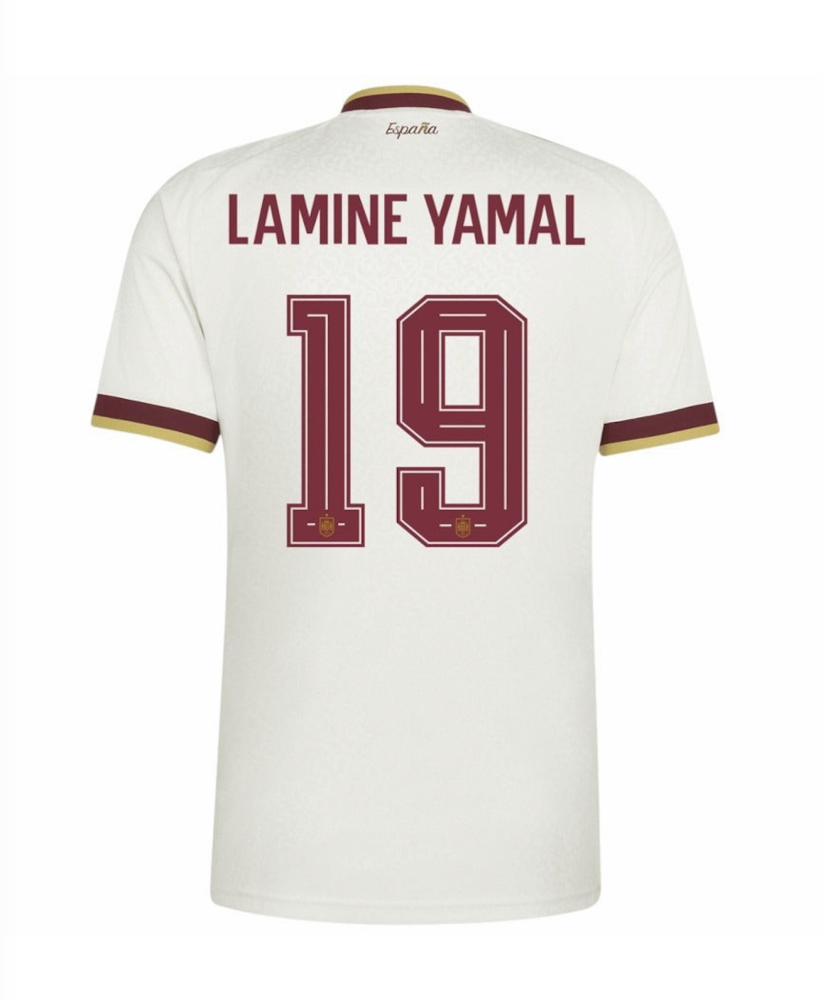 LAMINE YAMAL #19 Spain Football Jersey Away Custom Shirt World Cup 2026