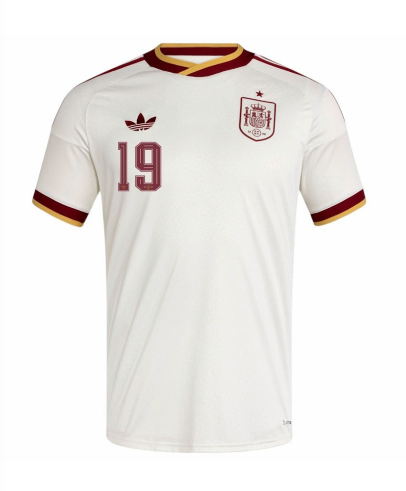 LAMINE YAMAL #19 Spain Football Jersey Away Custom Shirt World Cup 2026
