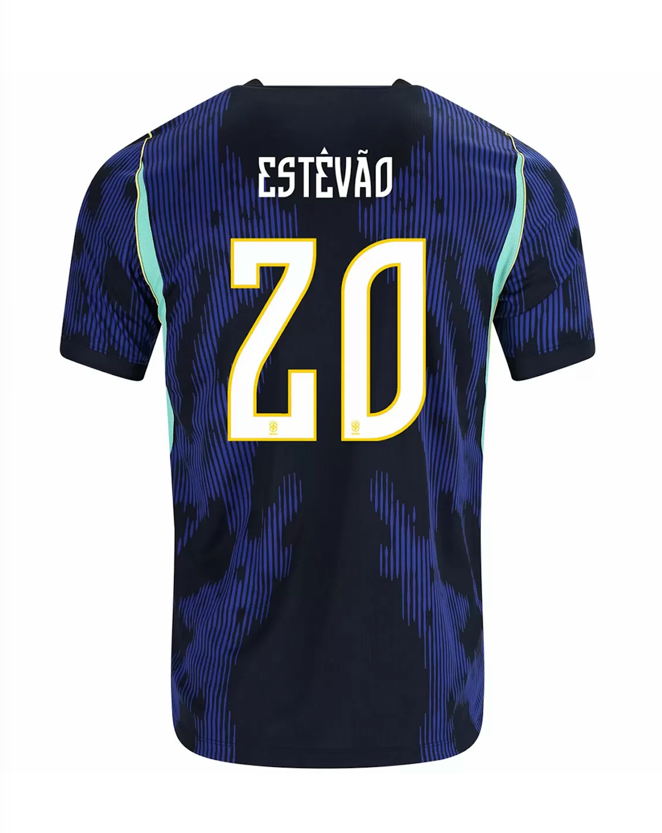 Estêvão #20 Brazil Soccer Jersey Away Custom Shirt 2026 World Cup Edition in Navy