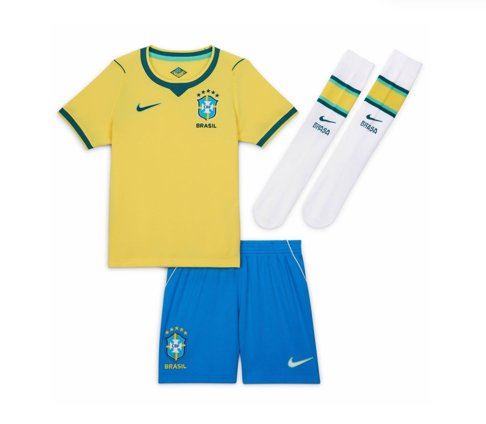 Brazil Soccer Jersey Home Kids Full Kit World Cup 2026