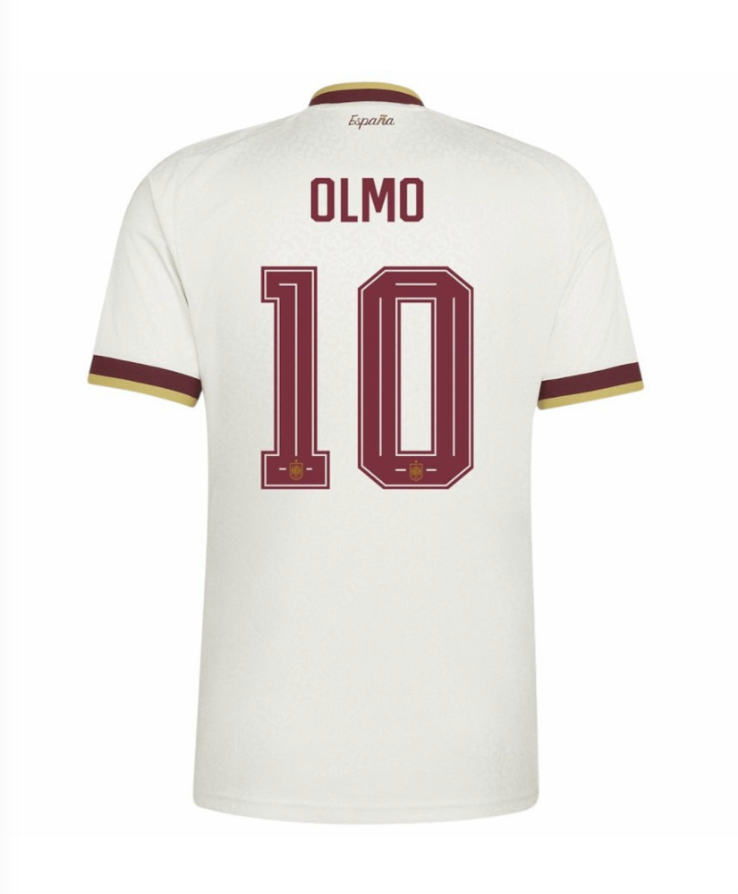 OLMO #10 Spain Football Jersey Away Custom Shirt World Cup 2026