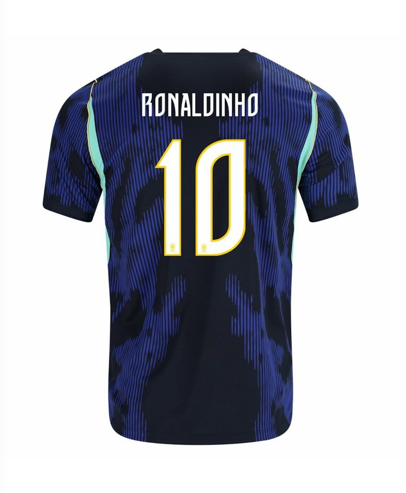 Ronaldinho #10 Brazil Soccer Jersey Away Custom Shirt 2026 World Cup Edition in Navy