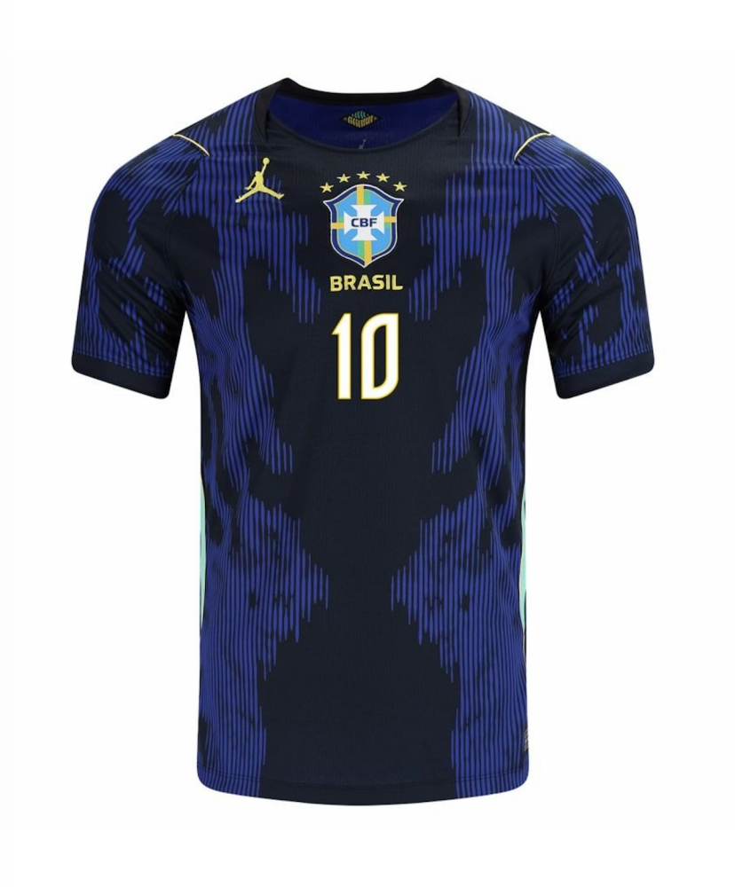 RONALDINHO #10 Brazil Soccer Jersey Away Custom Shirt World Cup 2026