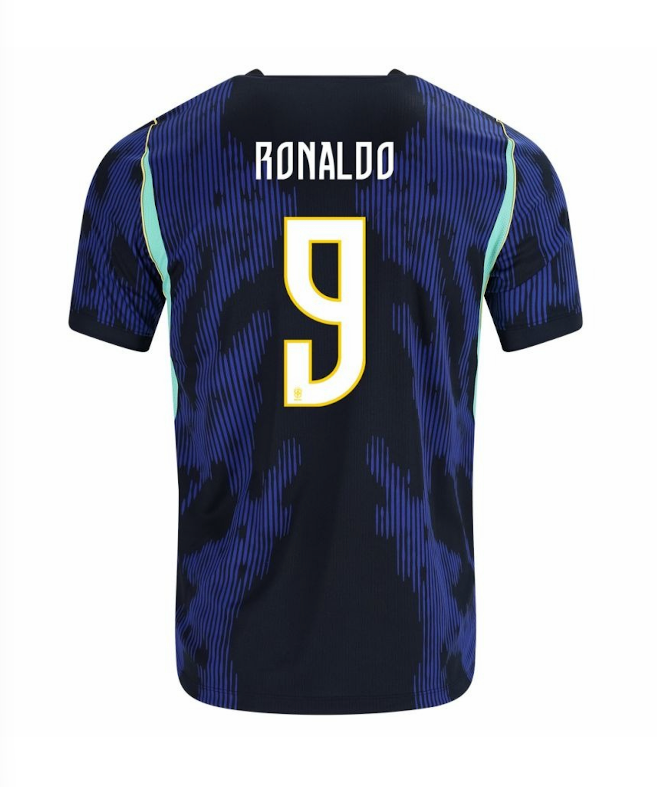 Ronaldo #9 Brazil Soccer Jersey Away Custom Shirt 2026 World Cup Edition in Navy