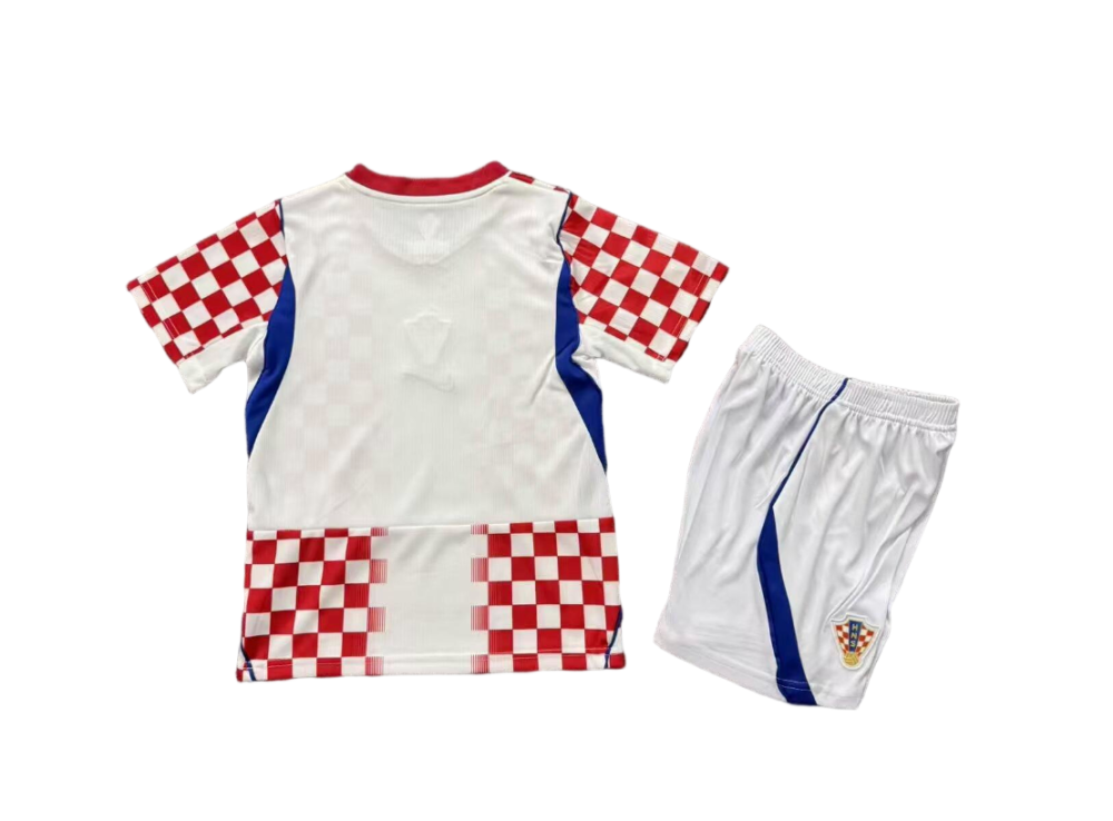 Croatia Football Jersey Home Kids Kit Jersey+Shorts World Cup 2026