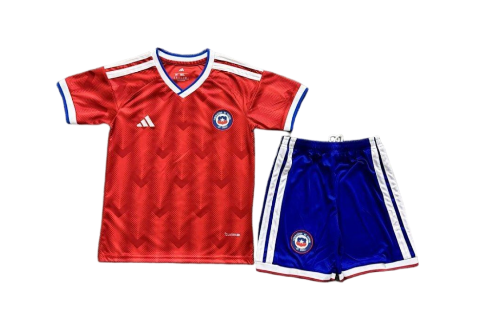 Chile Soccer Jersey Home Kids Kit Jersey+Shorts World Cup 2026