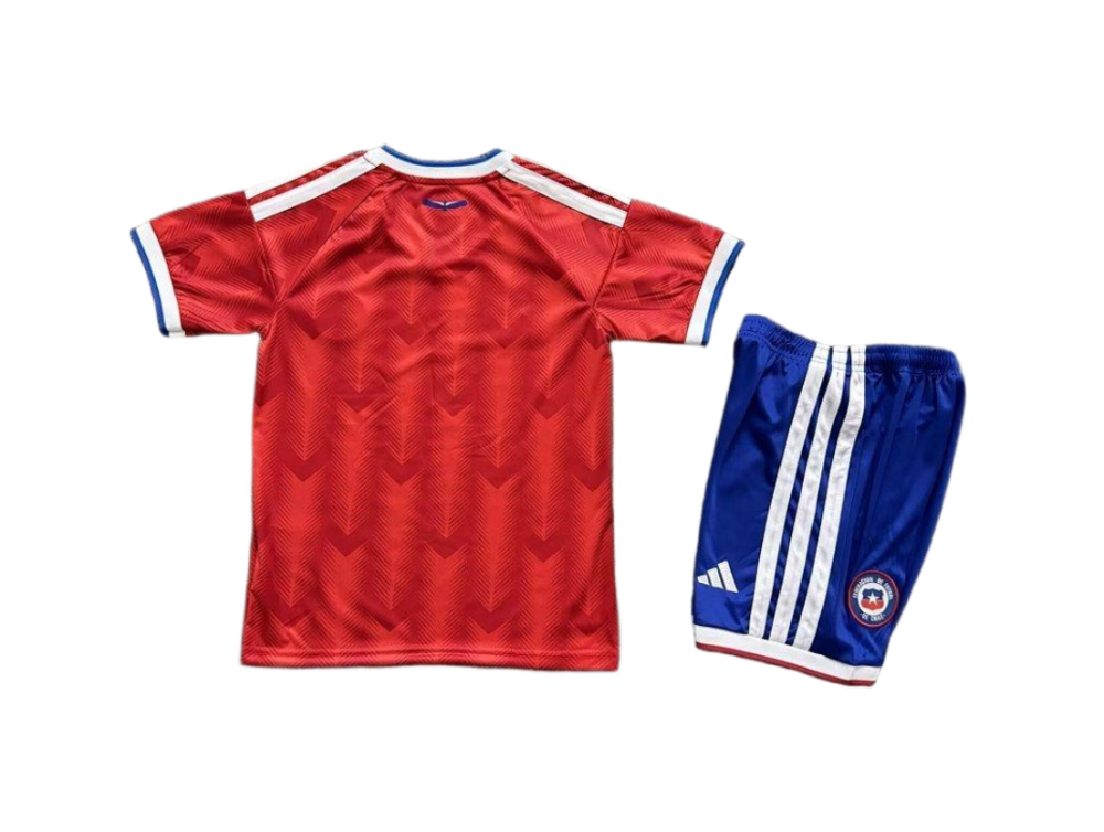 Chile Soccer Jersey Home Kids Kit Jersey+Shorts World Cup 2026