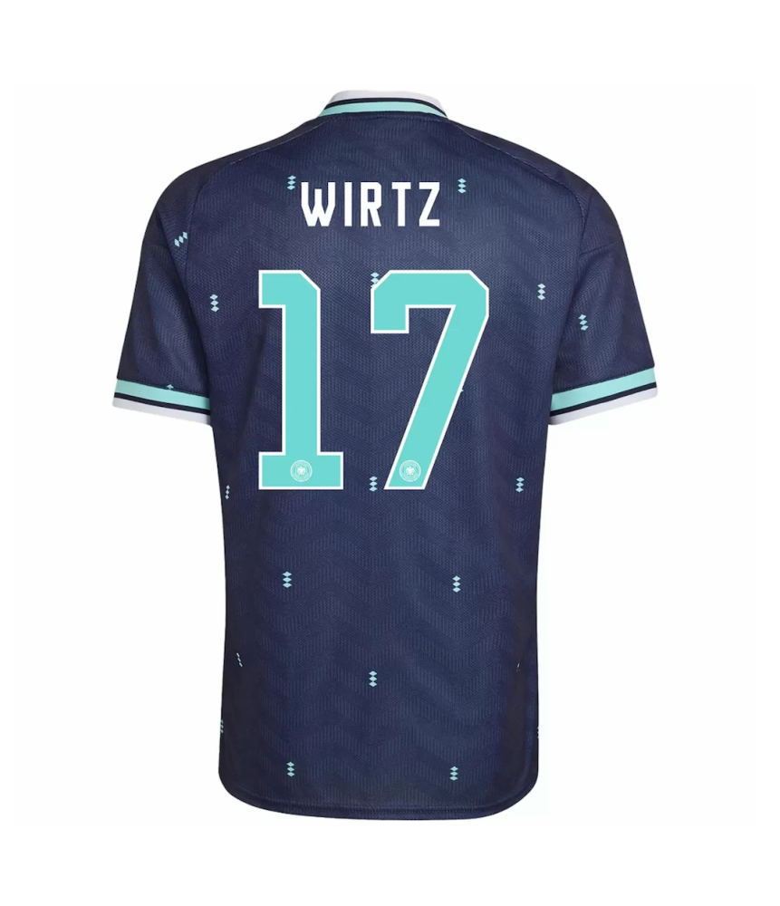 WIRTZ #17 Germany Football Jersey Away Custom Shirt World Cup 2026