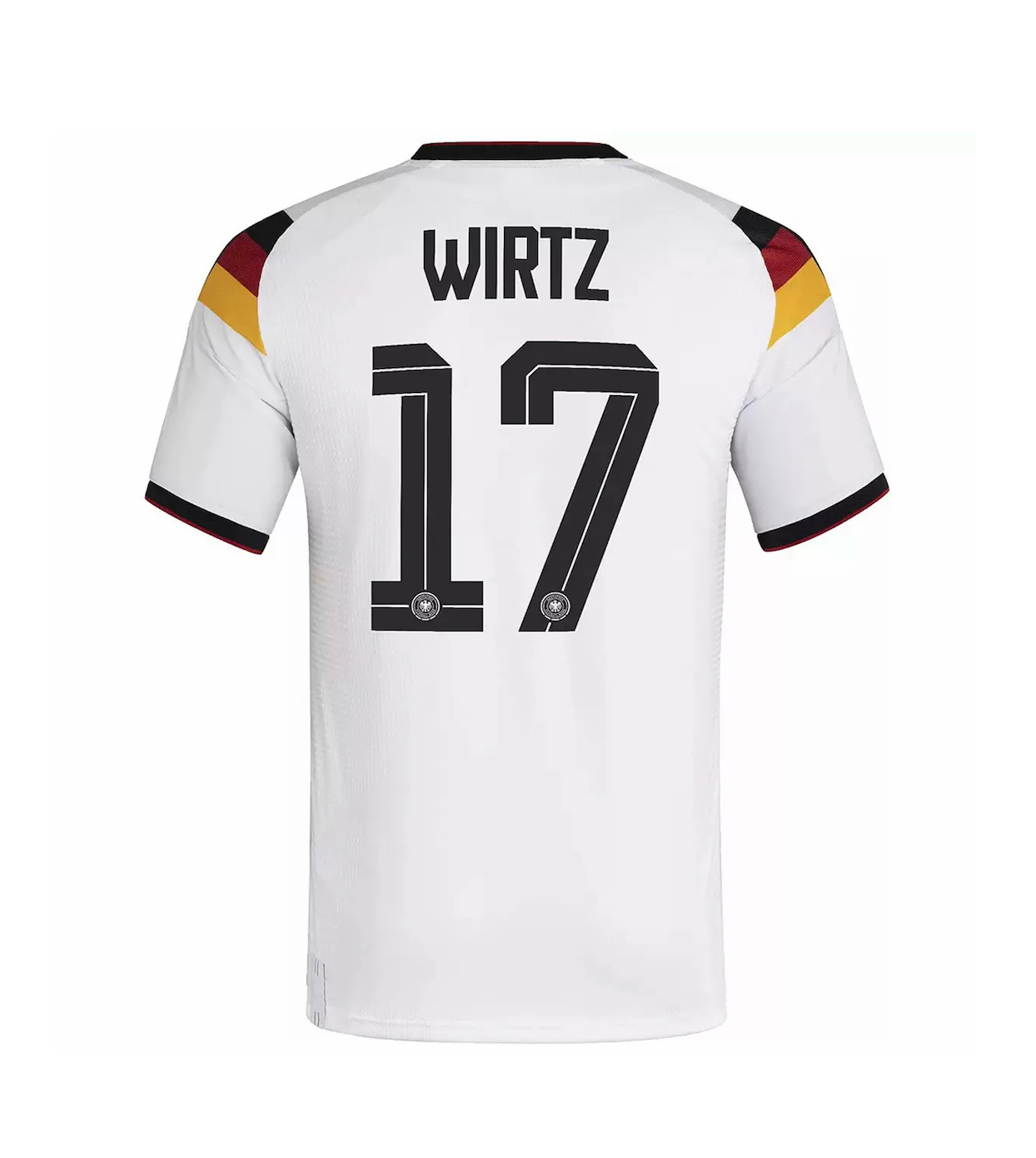 Wirtz #17 Germany Authentic Football Jersey Home Shirt 2026 World Cup Edition in White
