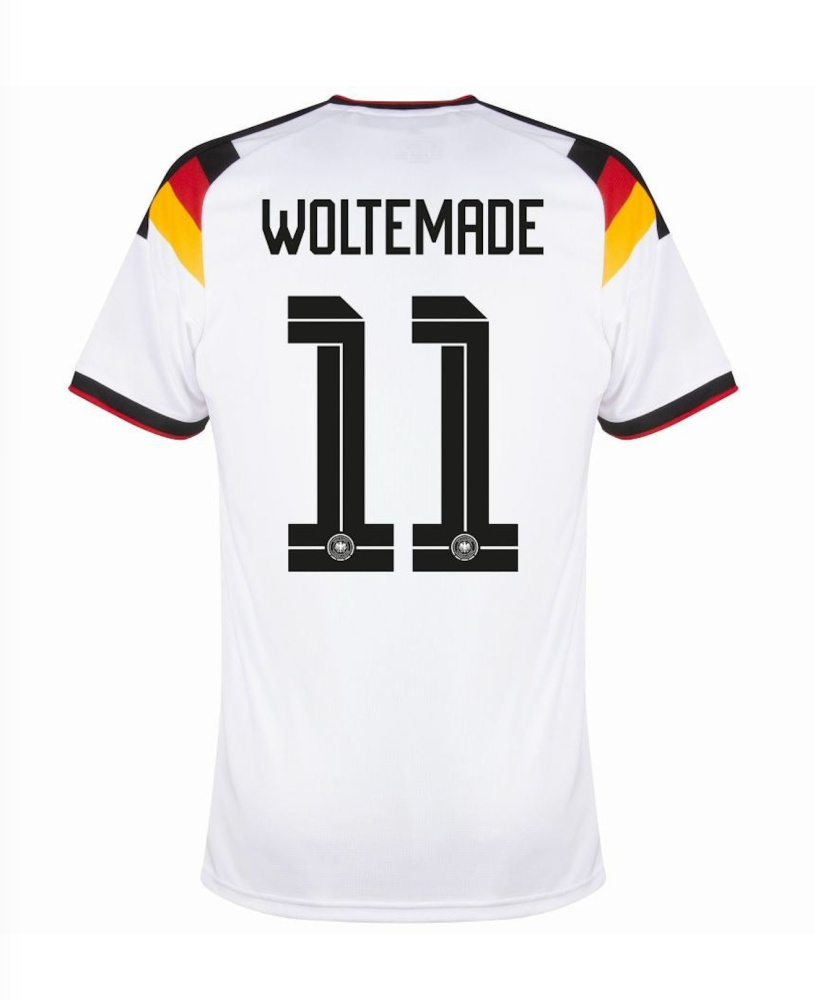 WOLTEMADE #11 Germany Football Jersey Home Custom Shirt World Cup 2026