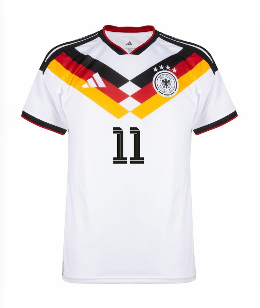 WOLTEMADE #11 Germany Football Jersey Home Custom Shirt World Cup 2026