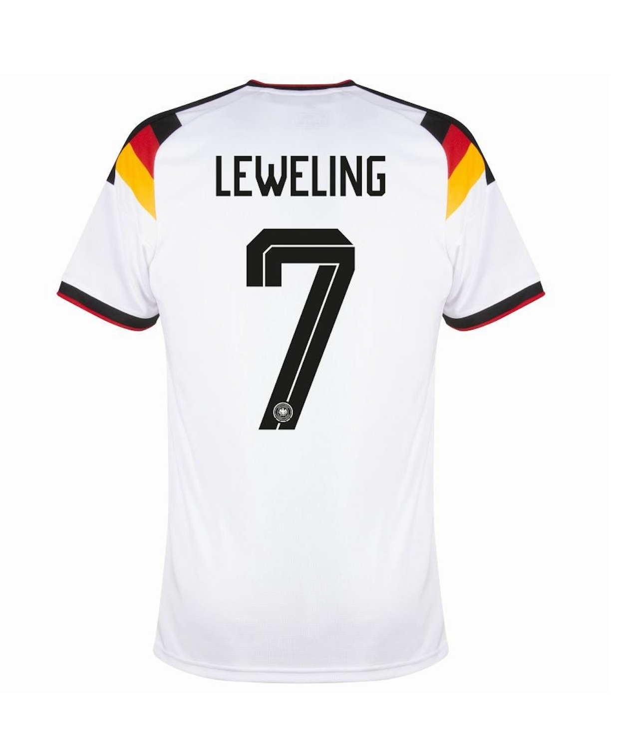 Leweling #7 Germany Football Jersey Home Custom Shirt 2026 World Cup Edition in White