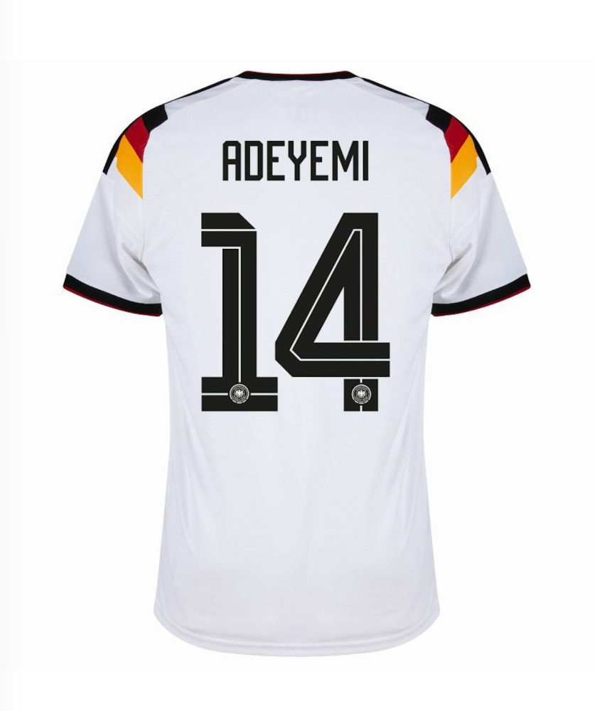 ADEYEMI #14 Germany Football Jersey Home Custom Shirt World Cup 2026
