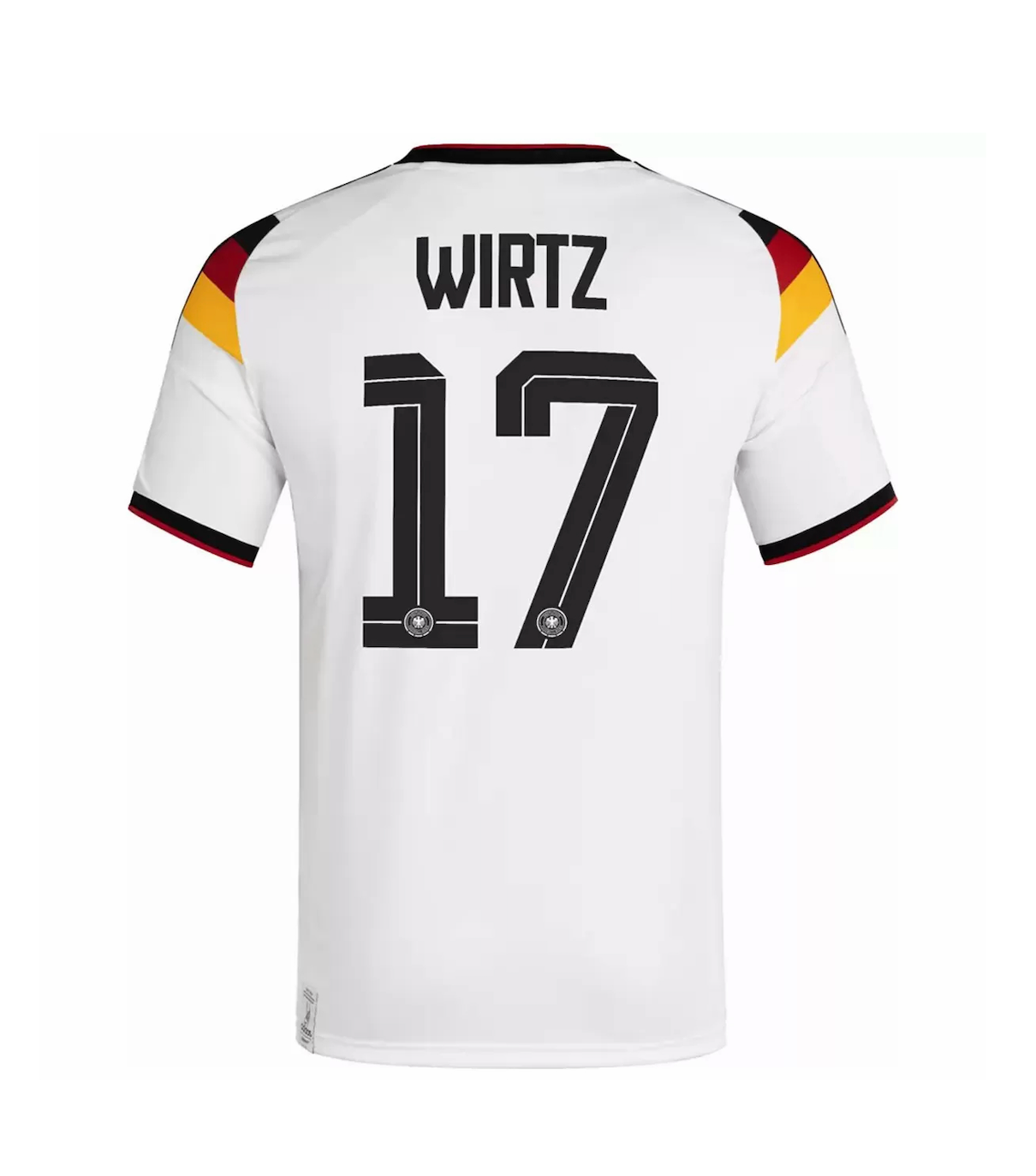 Wirtz #17 Germany Football Jersey Home Custom Shirt 2026 World Cup Edition in White