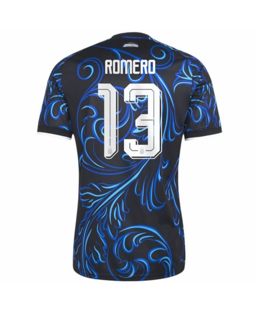 ROMERO #13 Argentina Soccer Jersey Away Custom Shirt World Cup 2026