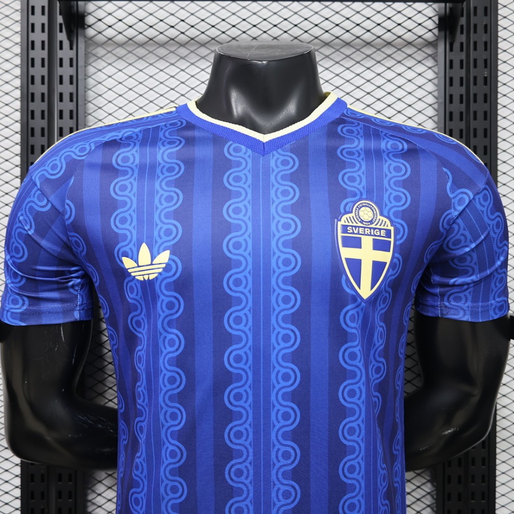 Sweden Authentic Football Jersey Away Shirt World Cup 2026