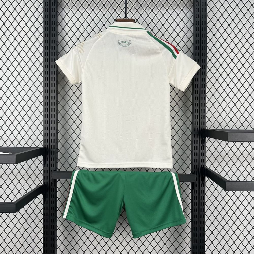 Wales Football Jersey Away Kids Kit Jersey+Shorts World Cup 2026