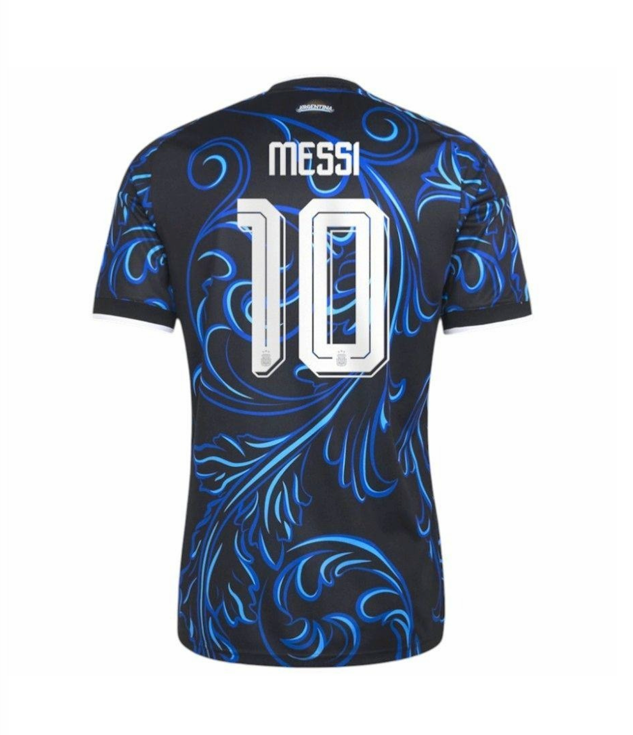 Messi #10 Argentina Soccer Jersey Away Custom Shirt 2026 World Cup Edition in Black