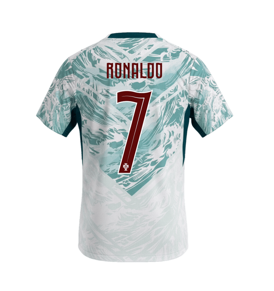 Ronaldo #7 Portugal Soccer Jersey Away Custom Shirt World Cup 2026