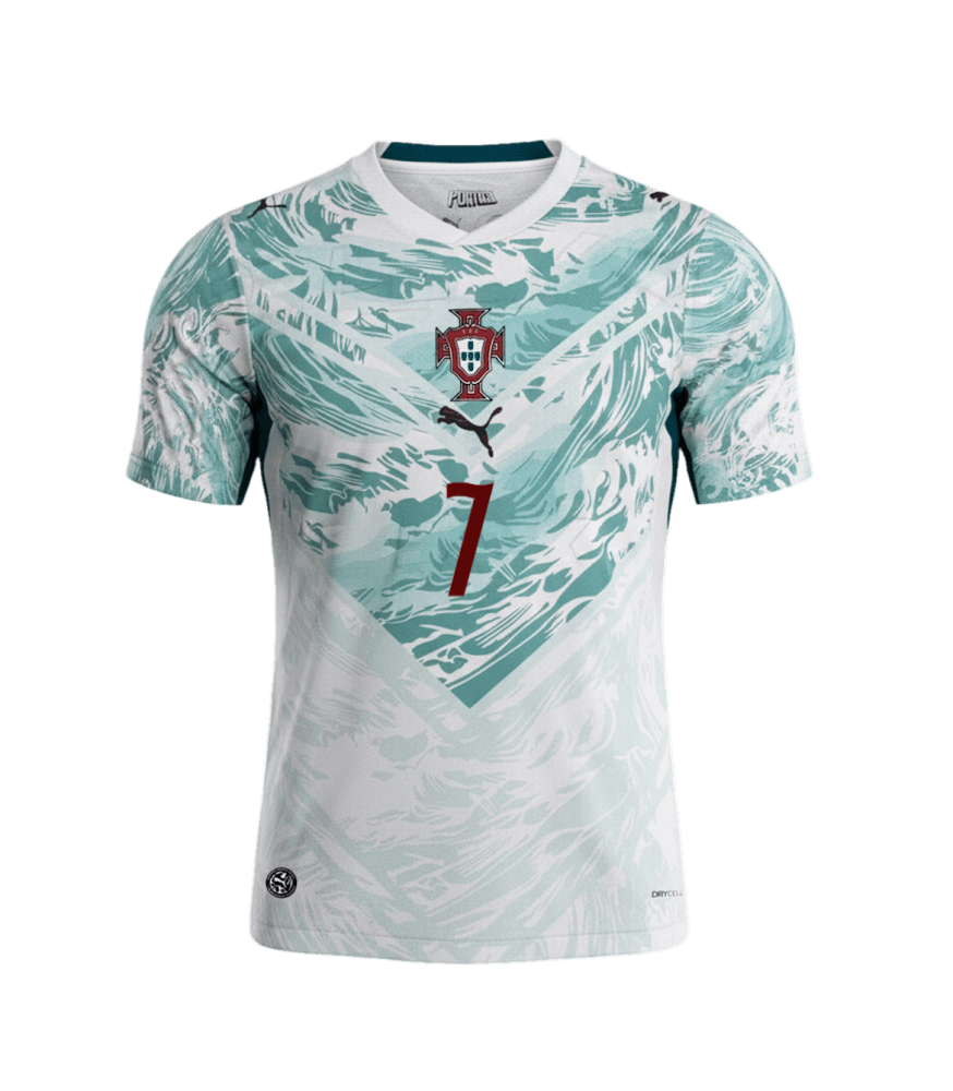 Ronaldo #7 Portugal Soccer Jersey Away Custom Shirt World Cup 2026