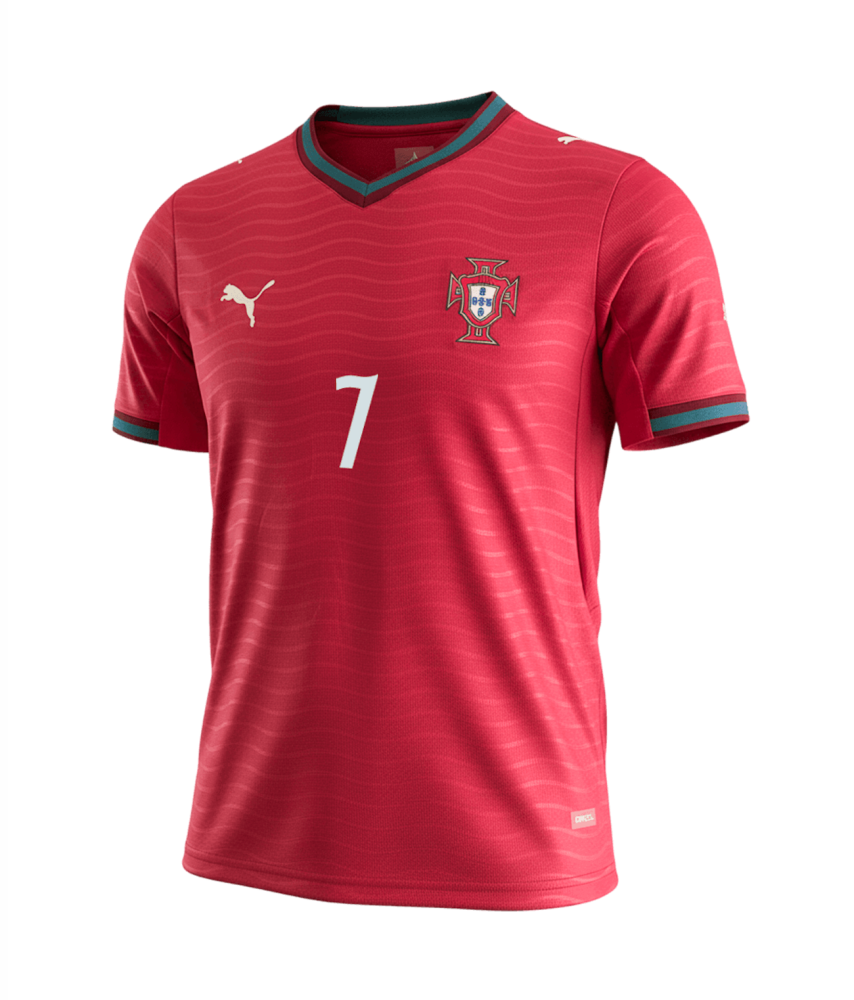 Ronaldo #7 Portugal Soccer Jersey Home Custom Shirt World Cup 2026