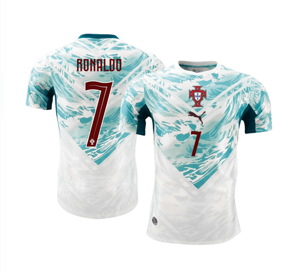 Ronaldo #7 Portugal Authentic Soccer Jersey Away Shirt World Cup 2026