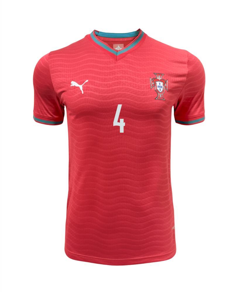 RÚBEN DIAS #4 Portugal Authentic Soccer Jersey Home Shirt World Cup 2026