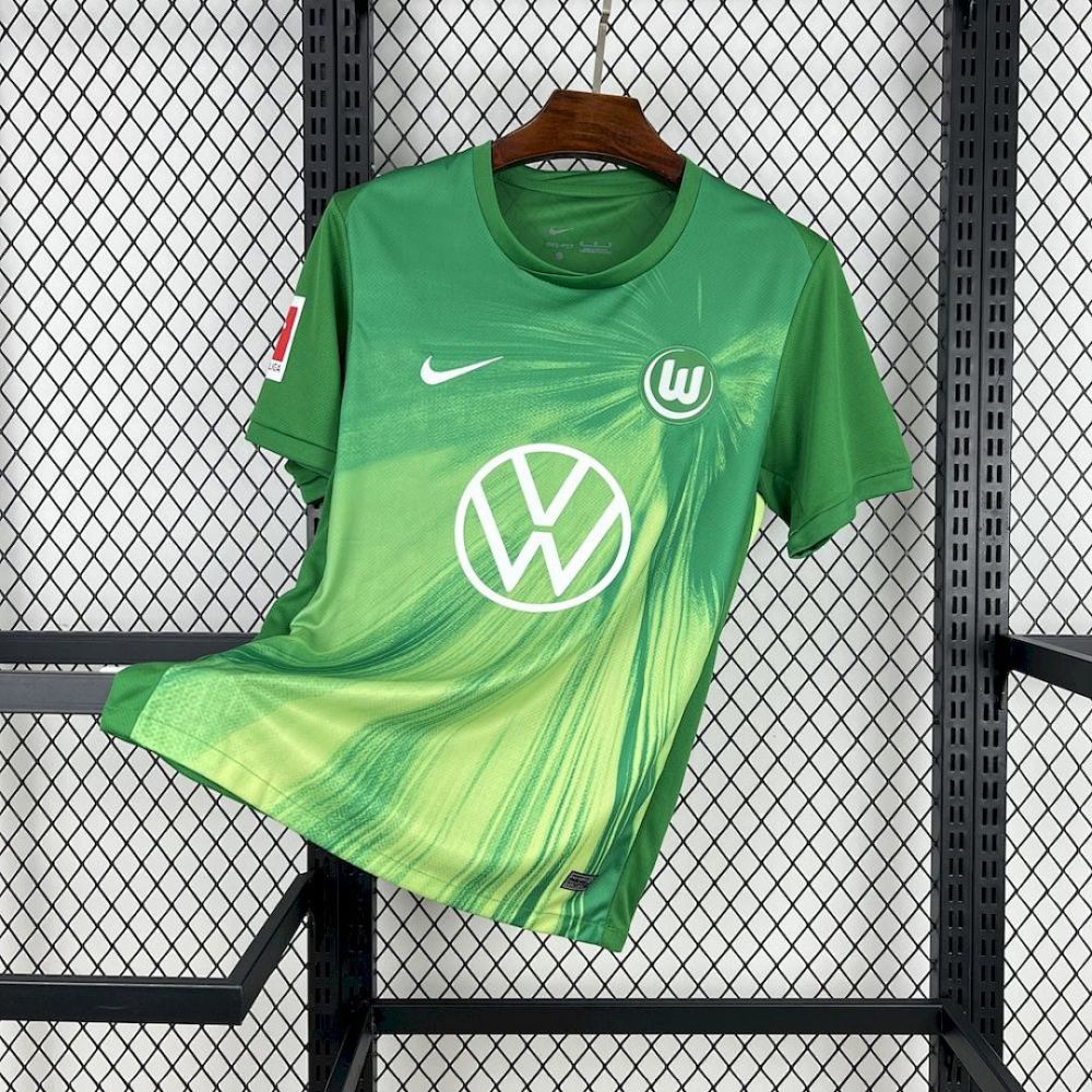 VfL Wolfsburg Football Jersey Home Custom Shirt 2025/26