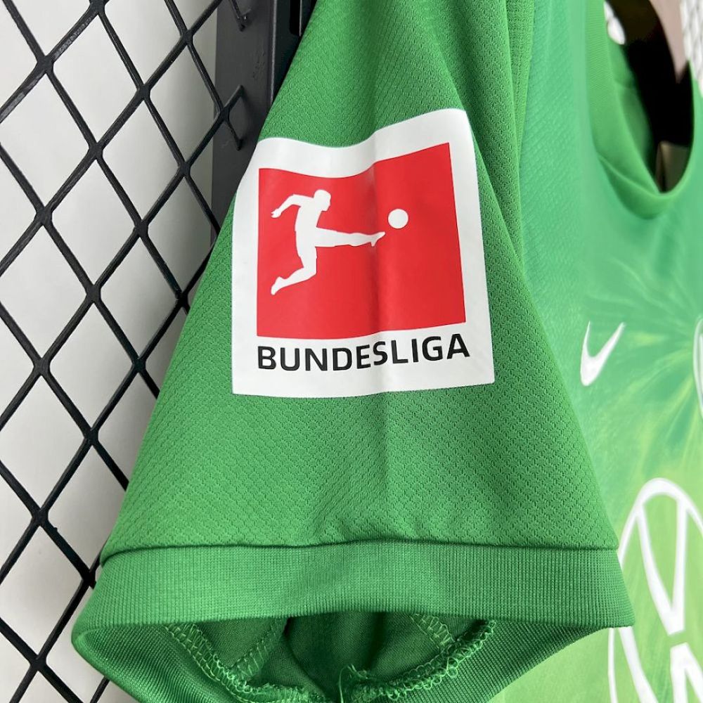 VfL Wolfsburg Football Jersey Home Custom Shirt 2025/26