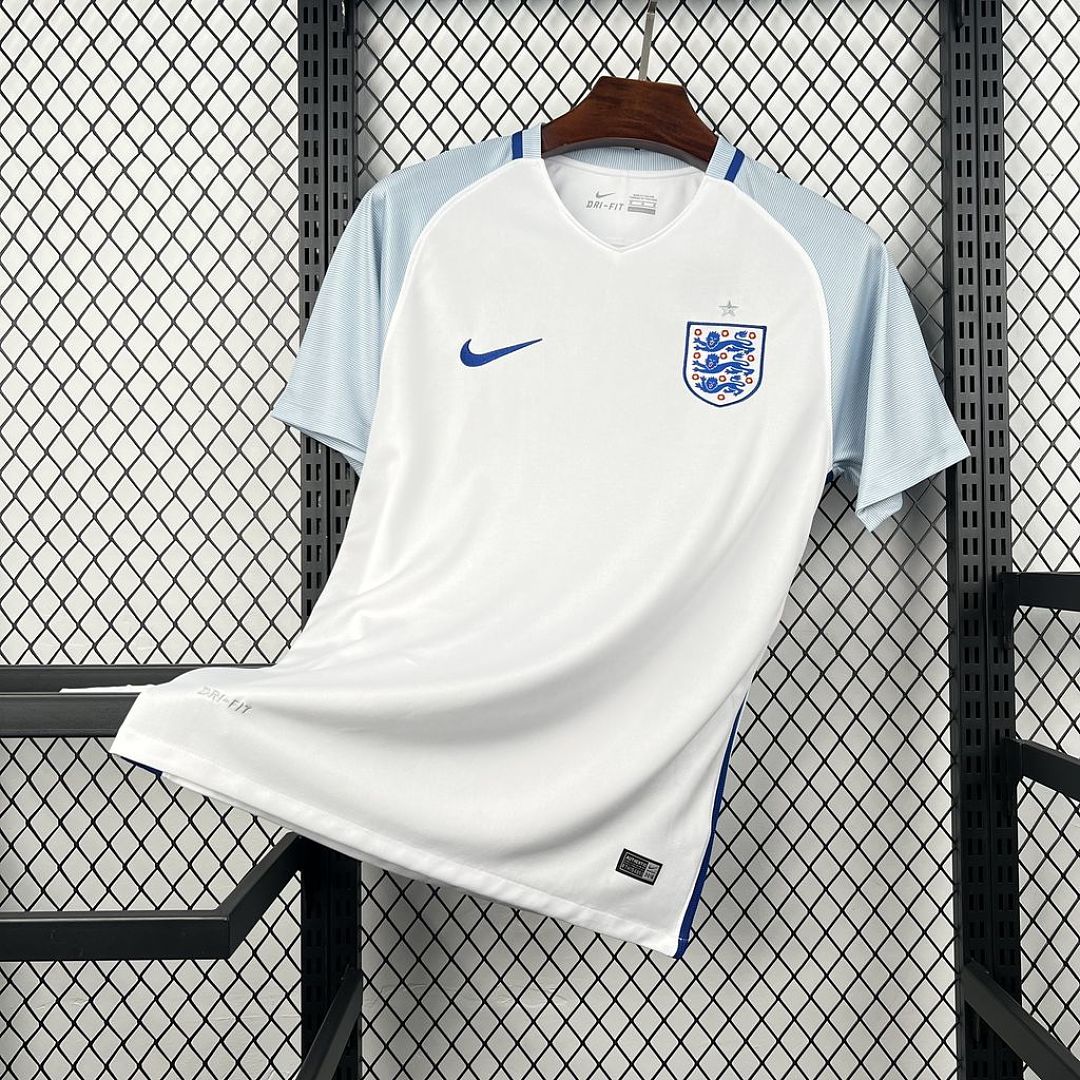 England Retro Football Jersey Home Custom Shirt 2016 in White