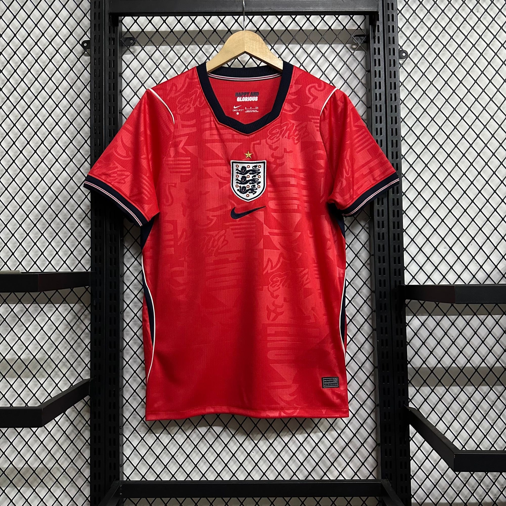England Soccer Jersey Away Custom Shirt 2026 World Cup Edition in Red