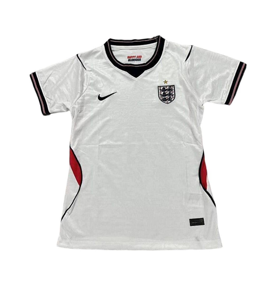 England Soccer Jersey Women's Home Custom Shirt 2026 World Cup Edition in White