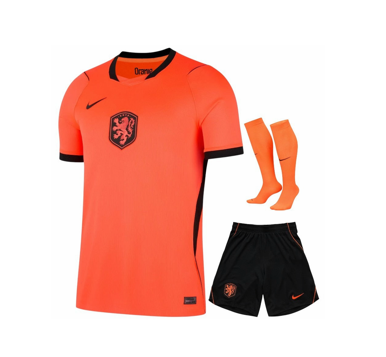 Netherlands Football Jersey Home Full Kit 2026 World Cup Edition in Orange