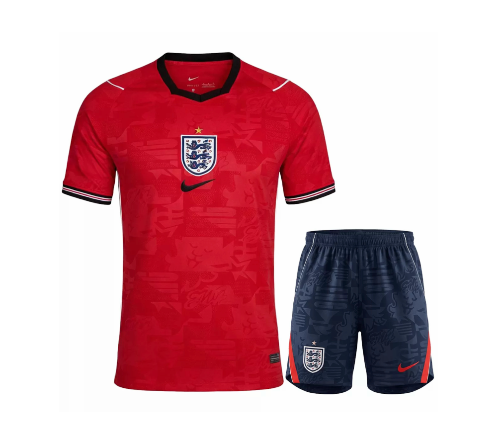 England Soccer Jersey Away Kit Jersey+Shorts World Cup 2026