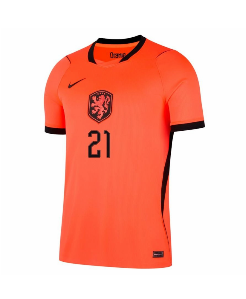 F.DE JONG #21 Netherlands Football Jersey Home Custom Shirt World Cup 2026