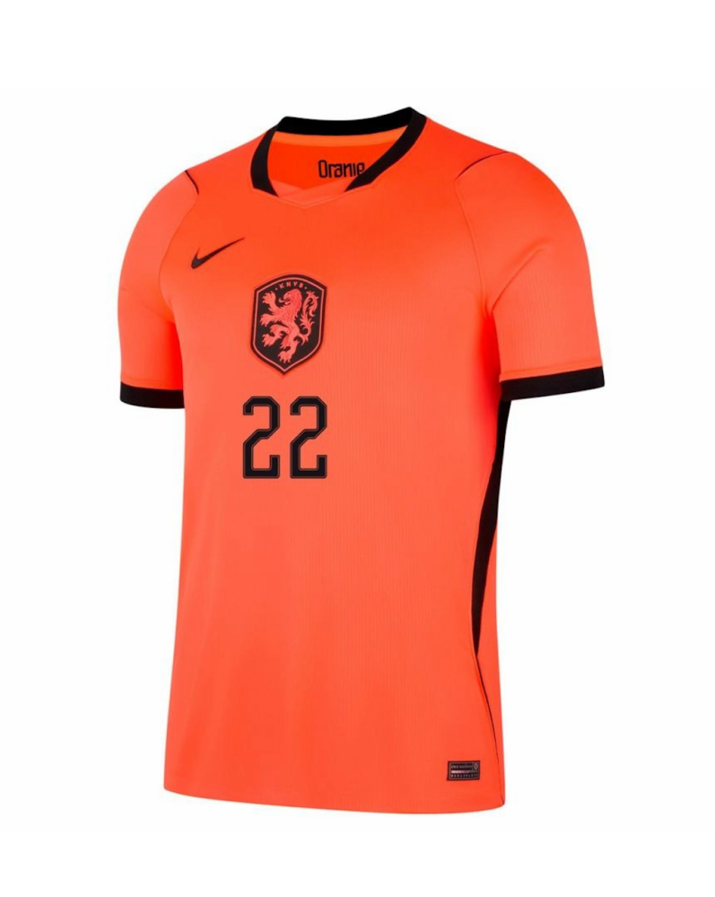 DUMFRIES #22 Netherlands Football Jersey Home Custom Shirt World Cup 2026