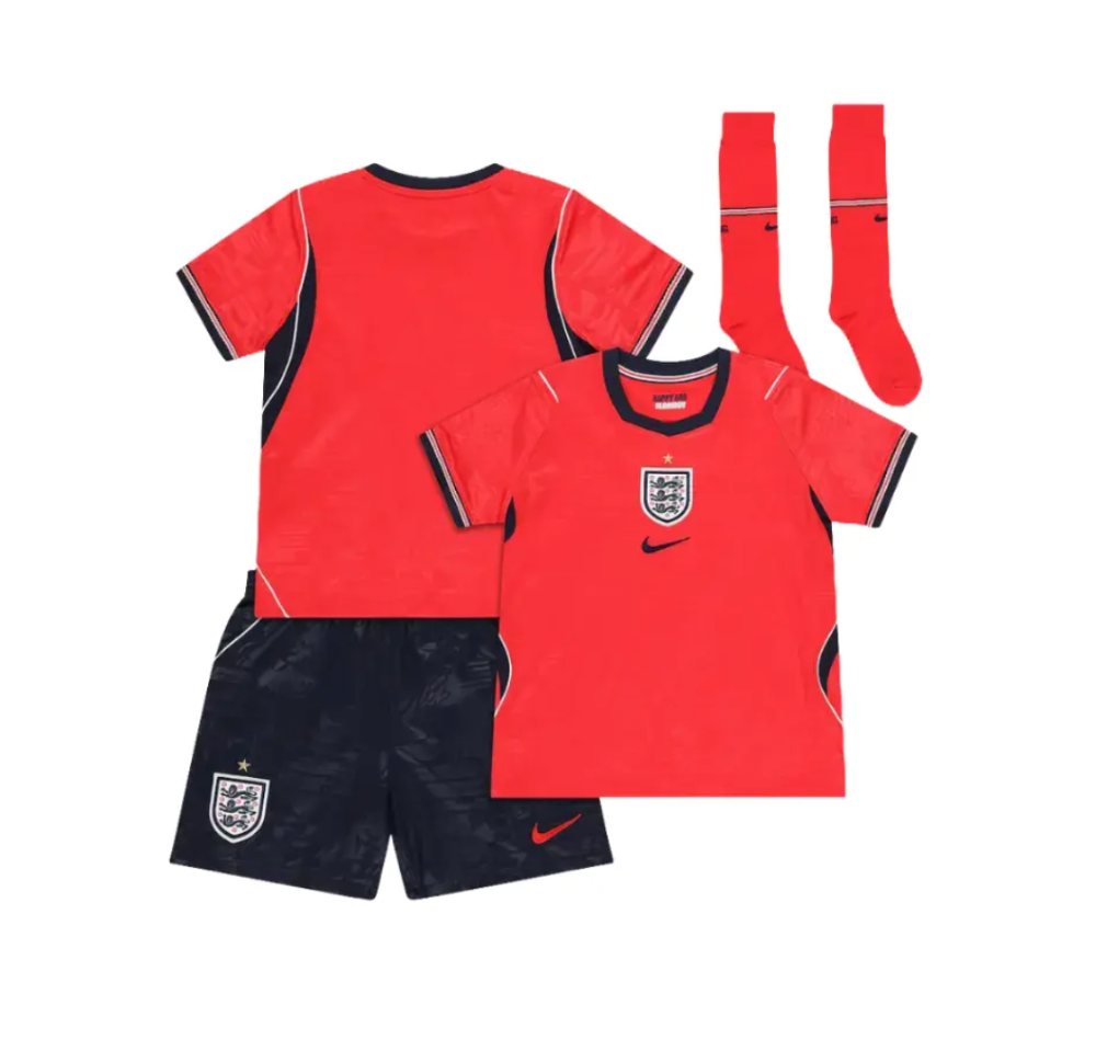 England Soccer Jersey Away Kids Full Kit World Cup 2026