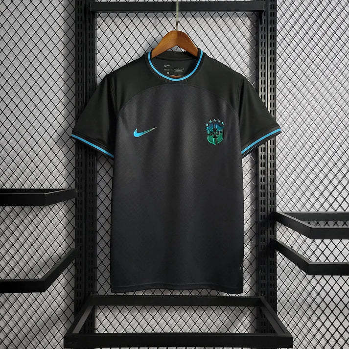 Brazil Retro Soccer Jersey Emerald Nights Special Edition Custom Shirt World Cup 2022