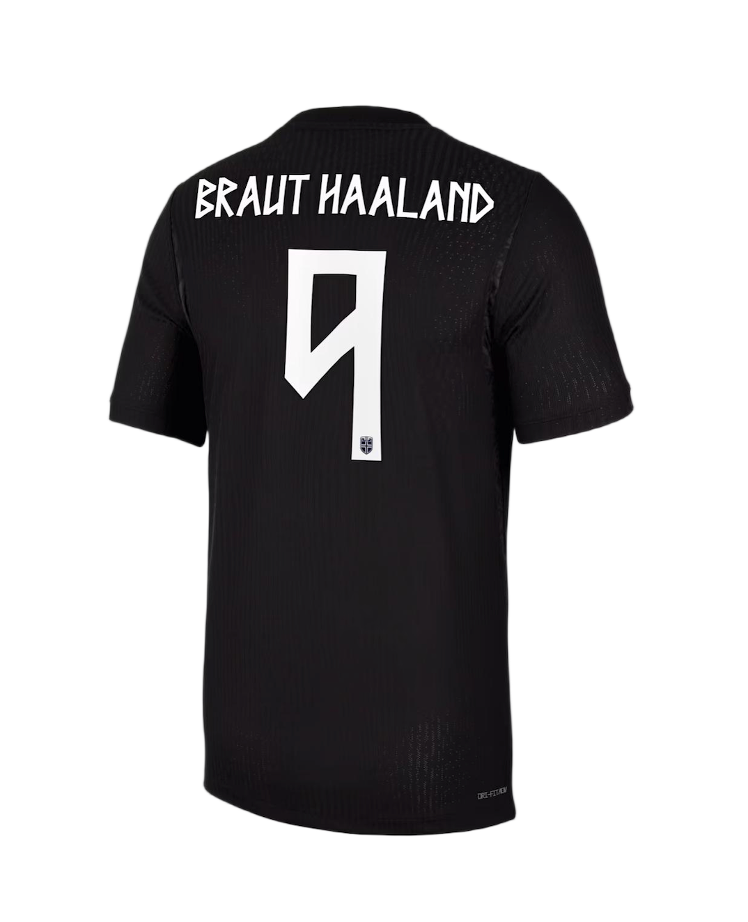 Braut Haaland #9 Norway Authentic Football Jersey Away Shirt 2026 World Cup Edition in Black