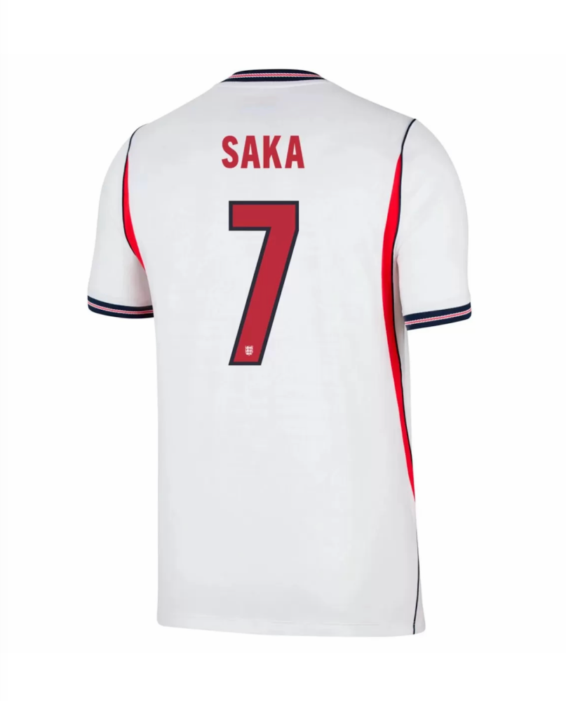 SAKA #7 England Soccer Jersey Home Custom Shirt World Cup 2026
