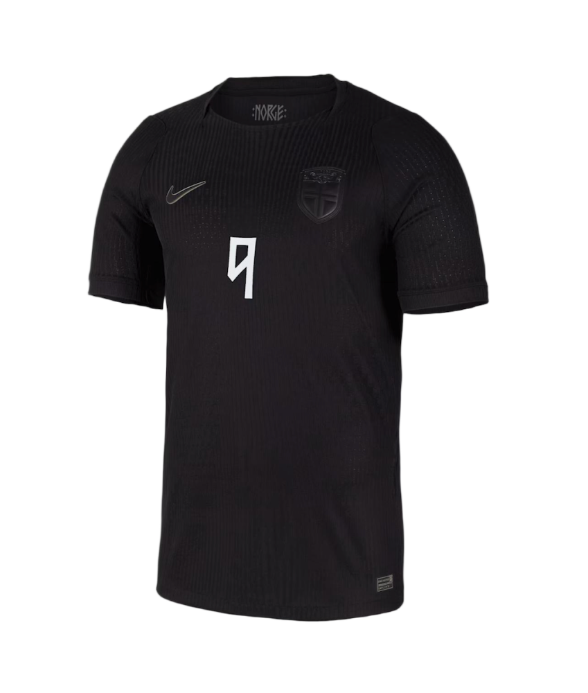 BRAUT HAALAND #9 Norway Authentic Football Jersey Away Shirt World Cup 2026